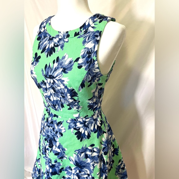 J. Crew Floral Fit and Flare Sleeveless Dress Size 8 - Picture 10 of 10